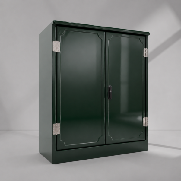 Heavy Duty Commercial GRP Electrical Cabinet W1250 x H1420 x D550mm (49.2” x 55.9” x 21.7”) Outdoor Enclosure / Kiosk [IP54]