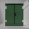 Heavy Duty Hand Laminated GRP Cabinet W1110 x H1520 x D500mm (43.7” x 59.8” x 19.7”) Outdoor Enclosure [IP54]