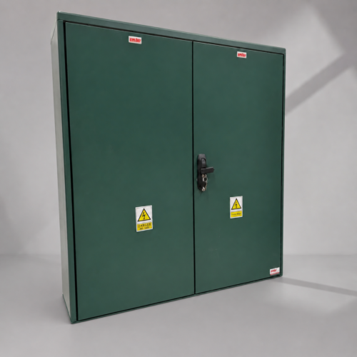 Floor Standing GRP Electrical Cabinet W1130 x H1150 x D320mm (44.5” x 45.3” x 12.6”) Outdoor Enclosure  [IP54]