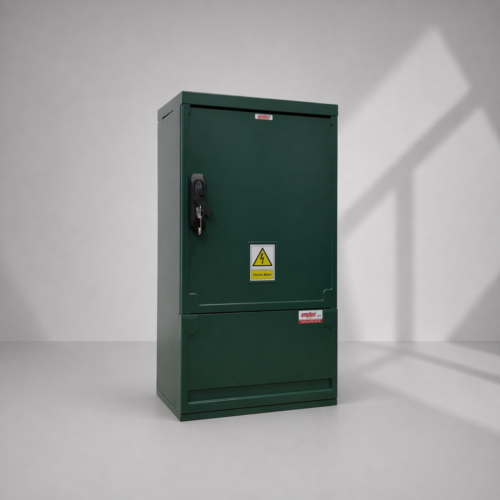 Floor Standing GRP Utility Cabinet W530 x H910 x D320mm (20.9” x 35.8” x 12.6”) Outdoor Enclosure [IP54]