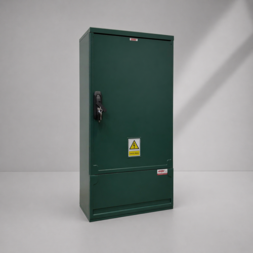 Floor Standing GRP Utility Cabinet W530 x H1064 x D320mm (20.9” x 41.9” x 12.6”) Outdoor Enclosure [IP54]