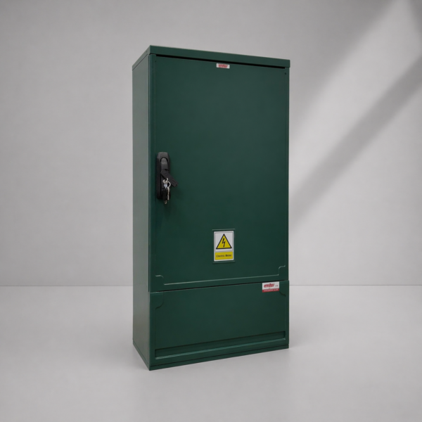 Floor Standing GRP Utility Cabinet W530 x H1064 x D320mm (20.9” x 41.9” x 12.6”) Outdoor Enclosure [IP54]