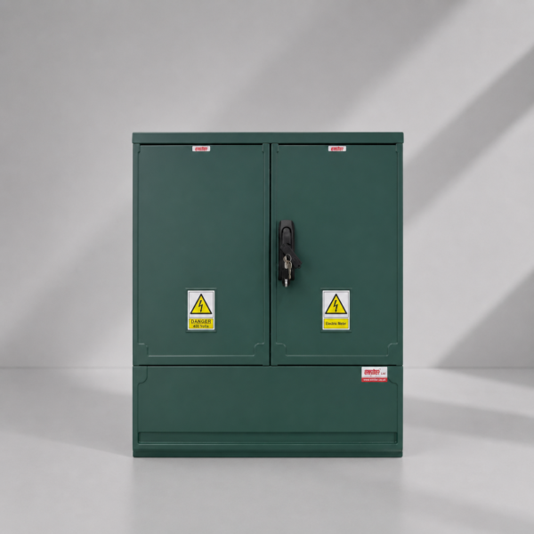 Floor Standing GRP Utility Cabinet W800 x H910 x D320mm (31.5” x 35.8” x 12.6”) Outdoor Enclosure  [IP54]
