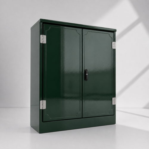 Heavy Duty Commercial GRP Electrical Cabinet W1250 x H1420 x D550mm (49.2” x 55.9” x 21.7”) Outdoor Enclosure / Kiosk [IP54]