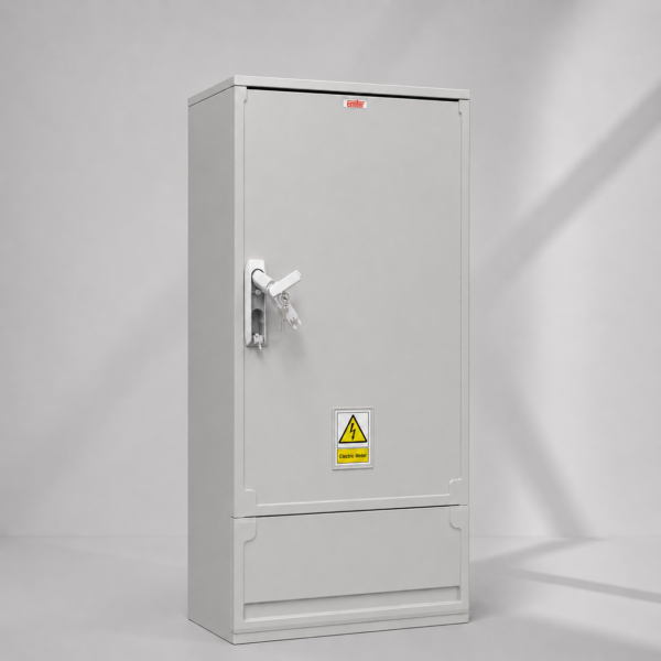 Floor Standing GRP Smart Meter Cabinet W530 x H1064 x D245mm (20.9” x 41.9” x 9.6”) Outdoor Enclosure  [IP54]