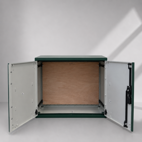 Floor Standing GRP Utility Cabinet W800 x H600 x D320mm (31.5” x 23.6” x 12.6”) Outdoor Enclosure  [IP54]