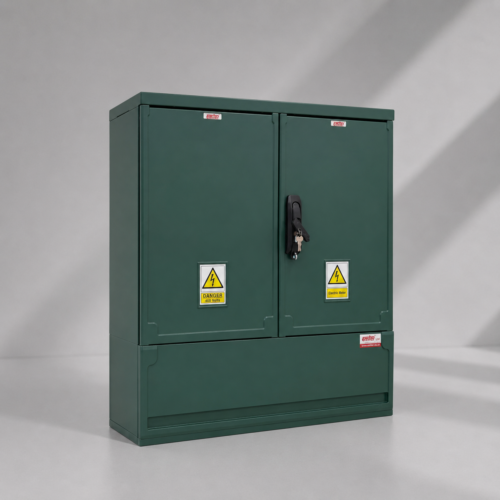 Floor Standing GRP Utility Cabinet W800 x H910 x D320mm (31.5” x 35.8” x 12.6”) Outdoor Enclosure  [IP54]