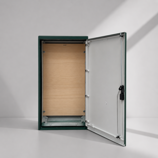 Floor Standing GRP Electrical Cabinet W605 x H1150 x D320mm (23.8” x 45.3” x 12.6”) Outdoor Enclosure  [IP54]