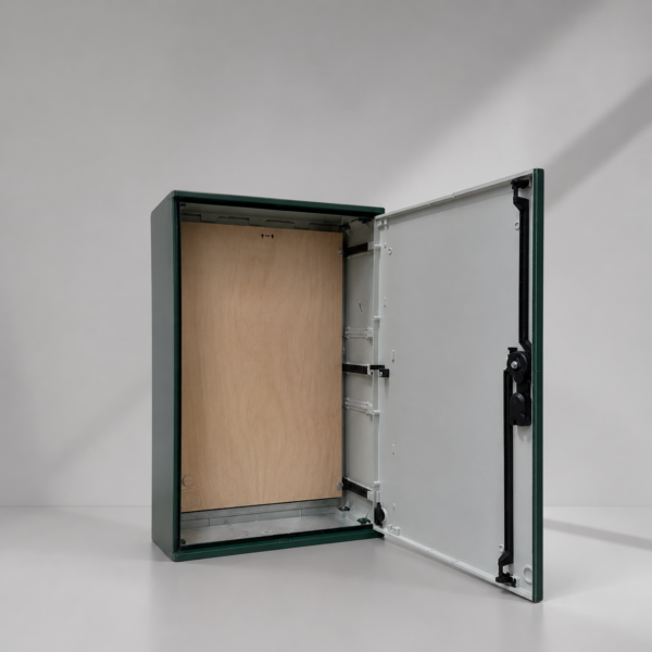 Floor Standing GRP Smart Meter Cabinet W530 x H800 x D245mm (20.9” x 31.5” x 9.6”) Outdoor Enclosure [IP54]