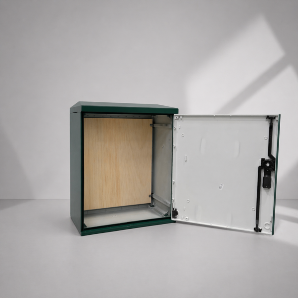 Floor Standing GRP Utility Cabinet W530 x H600 x D320mm (20.9” x 23.6” x 12.6”) Outdoor Enclosure [IP54]