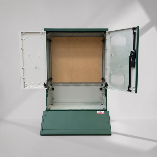 Floor Standing GRP Utility Cabinet W660 x H910 x D320mm (26.0” x 35.8” x 12.6”) Outdoor Enclosure [IP54]