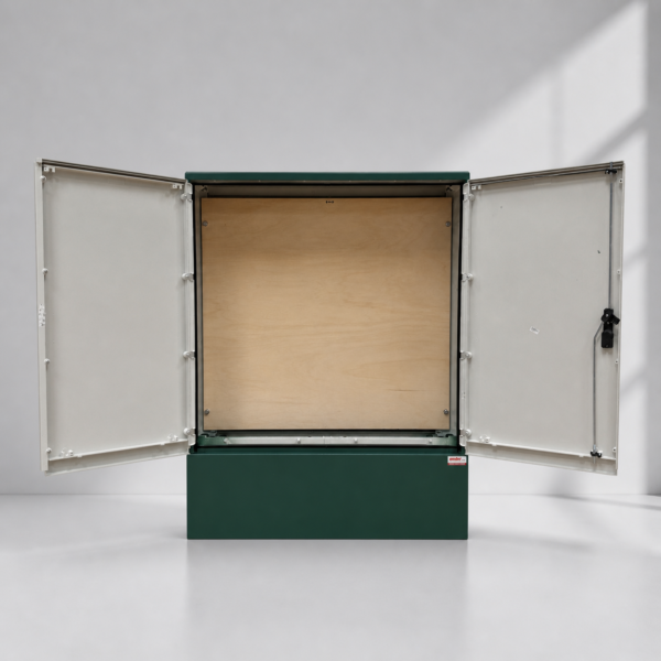 Tall GRP Electrical Cabinet W1130 x H1490 x D320mm (44.5” x 58.7” x 12.6”) Outdoor Enclosure  [IP54]