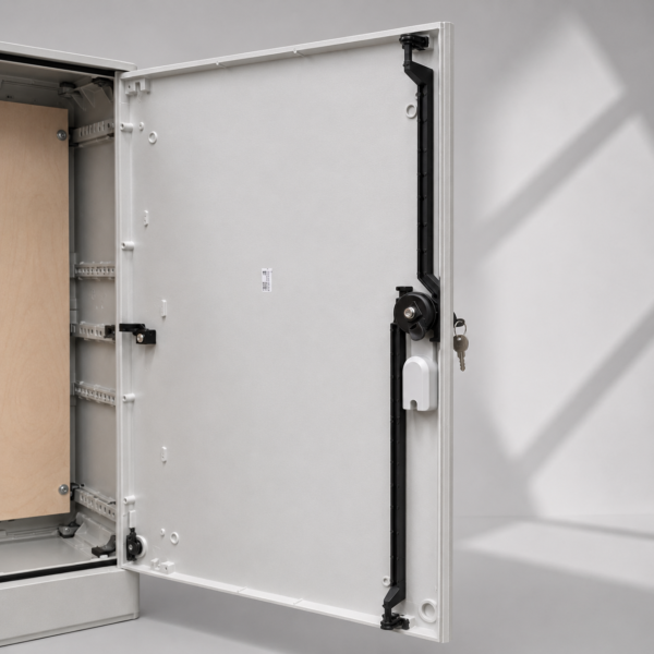 Floor Standing GRP Smart Meter Cabinet W530 x H1064 x D245mm (20.9” x 41.9” x 9.6”) Outdoor Enclosure  [IP54]