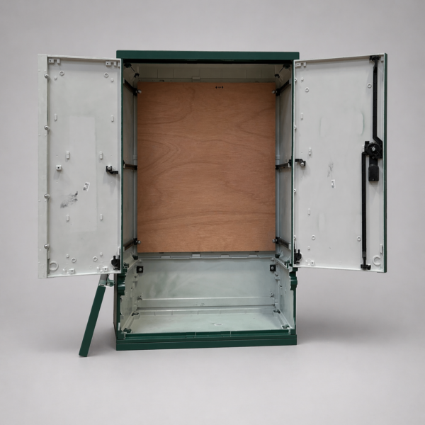 Floor Standing GRP Utility Cabinet W660 x H1064 x D320mm (26.0” x 41.9” x 12.6”) Outdoor Enclosure [IP54]