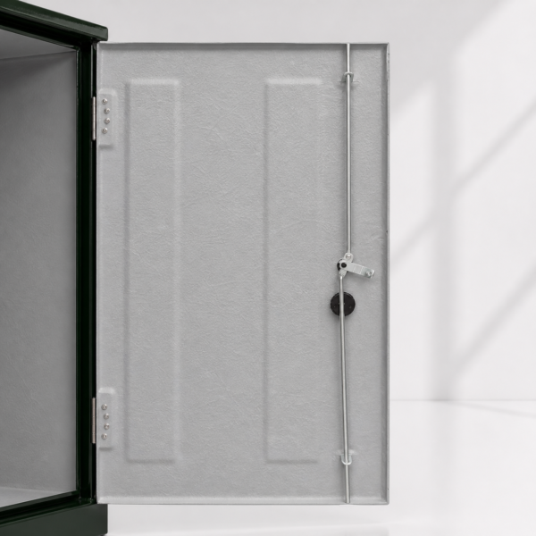 Heavy Duty Commercial GRP Electrical Cabinet W1250 x H1420 x D550mm (49.2” x 55.9” x 21.7”) Outdoor Enclosure / Kiosk [IP54]