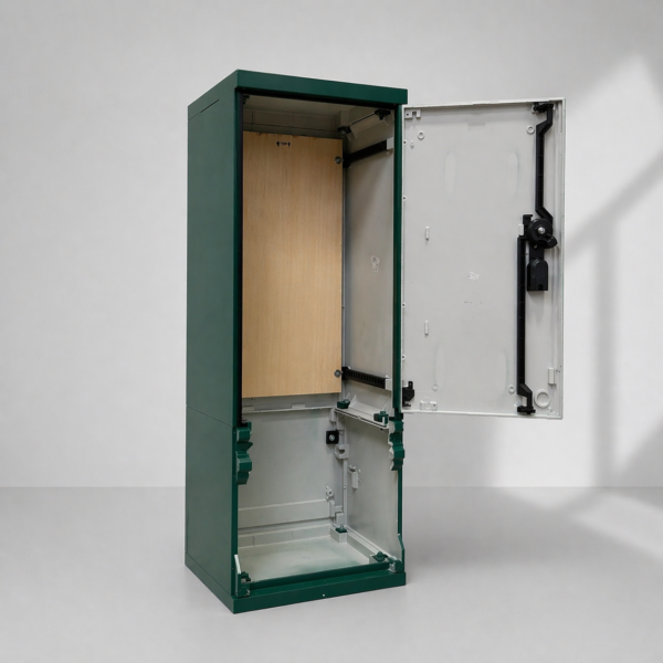 Floor Standing GRP Utility Cabinet W400 x H910 x D320mm (15.7” x 35.8” x 12.6”) Outdoor Enclosure [IP54]