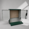 Floor Standing GRP Utility Cabinet W800 x H910 x D320mm (31.5” x 35.8” x 12.6”) Outdoor Enclosure  [IP54]