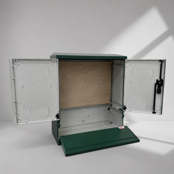 Floor Standing GRP Utility Cabinet W800 x H910 x D320mm (31.5” x 35.8” x 12.6”) Outdoor Enclosure  [IP54]
