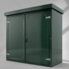 Heavy Duty Hand Laminated GRP Cabinet W2000 x H2000 x D1000mm (78.7” x 78.7” x 39.4”) Industrial Outdoor Enclosure