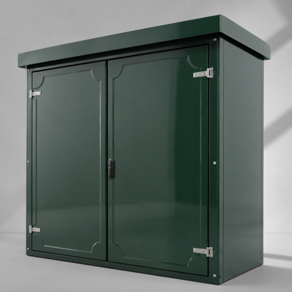 Heavy Duty Hand Laminated GRP Cabinet W2000 x H2000 x D1000mm (78.7” x 78.7” x 39.4”) Industrial Outdoor Enclosure