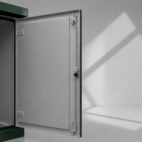 Heavy Duty Hand Laminated GRP Cabinet W2000 x H2000 x D1000mm (78.7” x 78.7” x 39.4”) Industrial Outdoor Enclosure