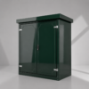 Heavy Duty Hand Laminated GRP Cabinet W2000 x H2000 x D1000mm (78.7” x 78.7” x 39.4”) Industrial Outdoor Enclosure