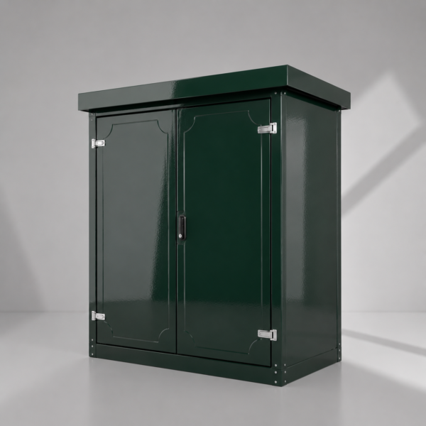 Heavy Duty Hand Laminated GRP Cabinet W2000 x H2000 x D1000mm (78.7” x 78.7” x 39.4”) Industrial Outdoor Enclosure